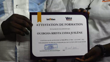 attestation voice academie