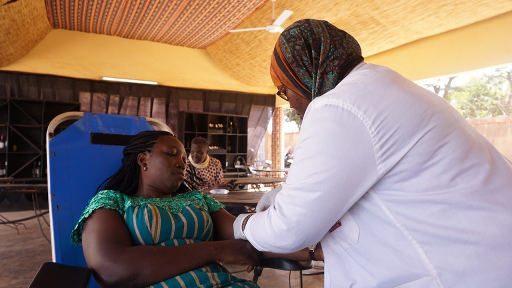 Félicité Kaboré a participé à l'opération